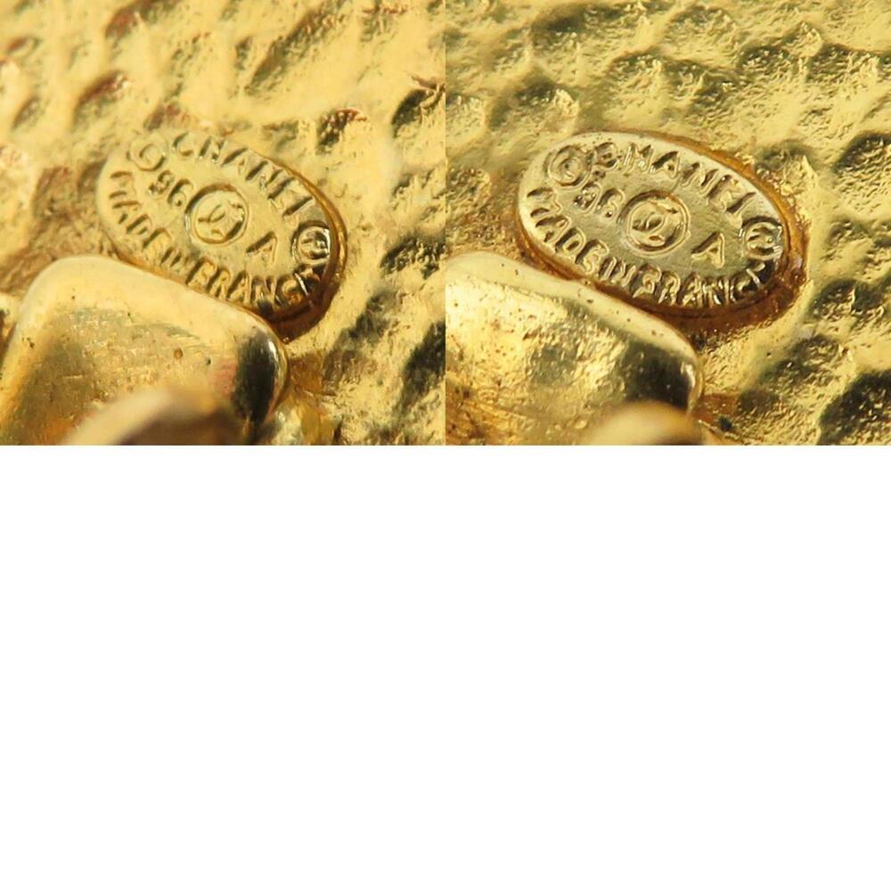 CHANEL Gold Logo Earrings - Picture 5 of 5